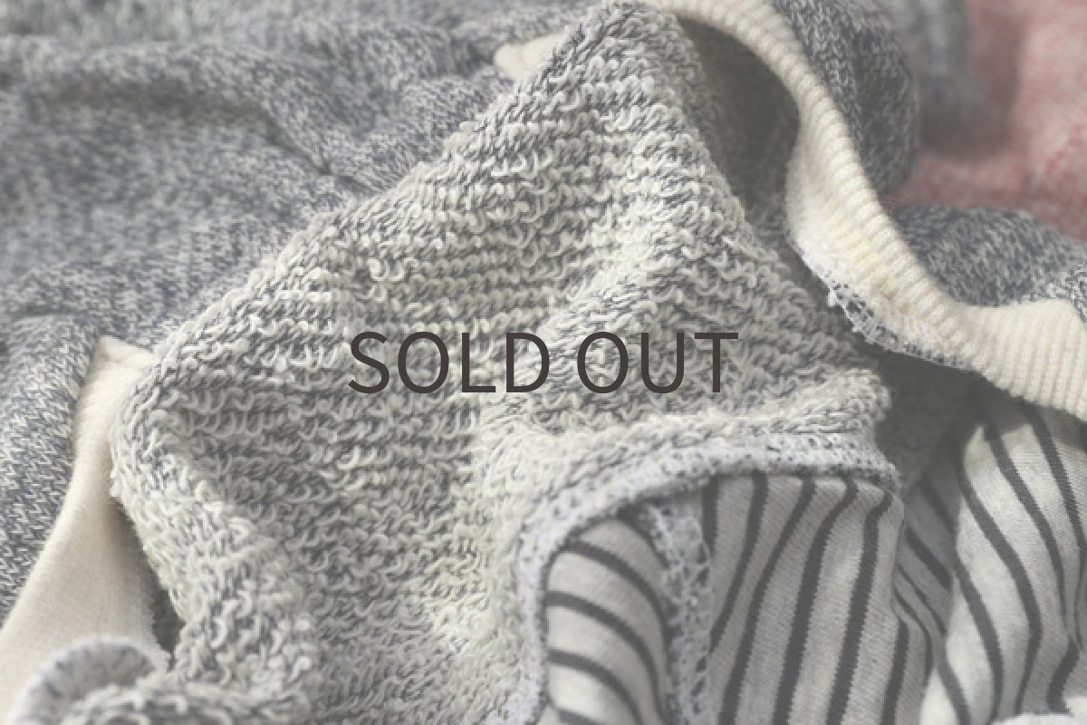 画像7: やわらか裏毛ニット（ネイビー） (7)