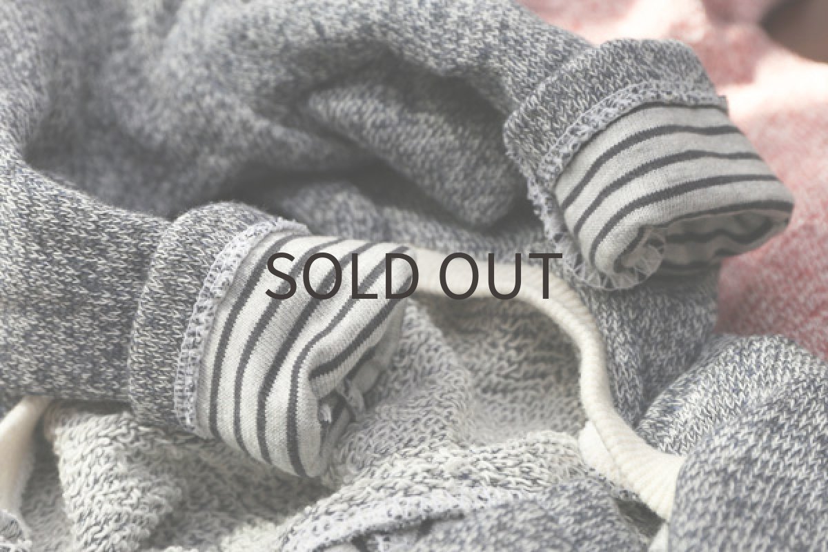 画像8: やわらか裏毛ニット（ネイビー） (8)