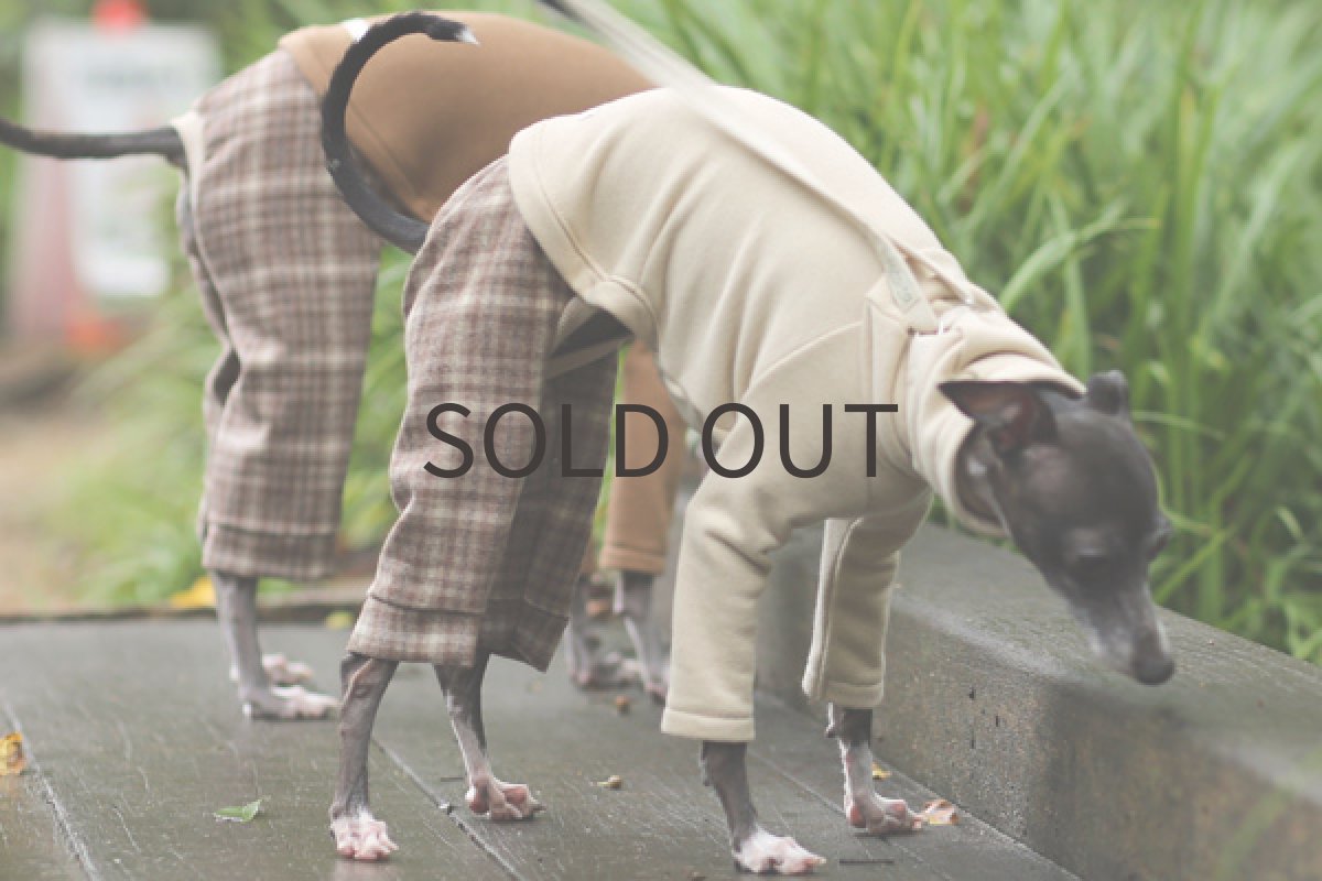 画像3: ウール薄起毛パンツ（クリーム） (3)