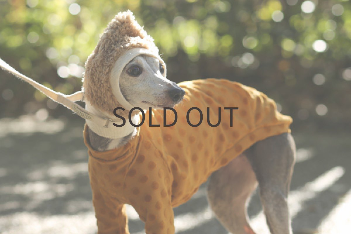 画像2: フワボアの雫スヌード（ベージュ） (2)