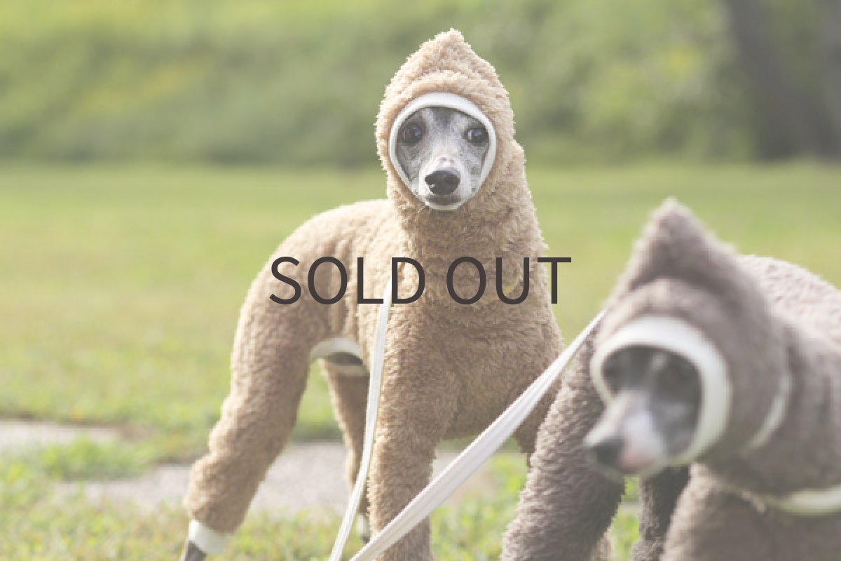 画像3: フワボアの雫スヌード（ベージュ） (3)