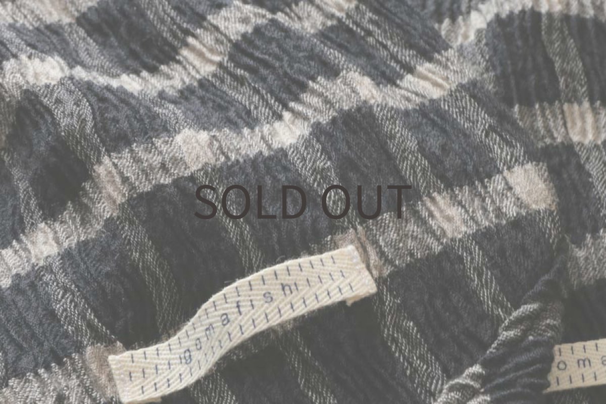 画像6: シャーリングチェック（ブラック） (6)