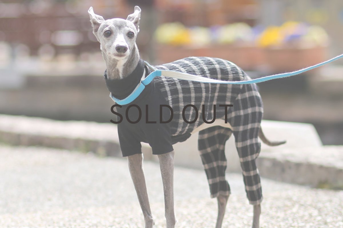 画像2: シャーリングチェック（ブラック） (2)