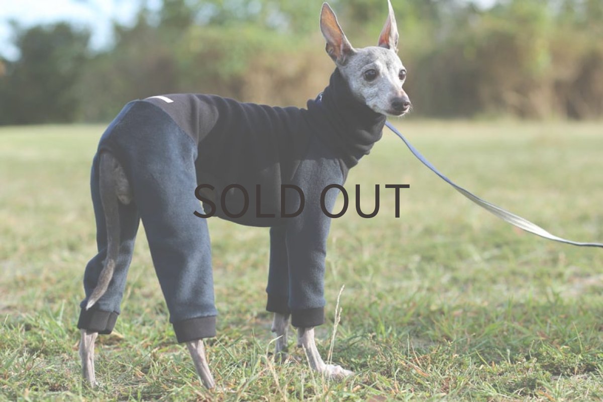 画像4: 裏起毛ツイルニット（ブラック）〜MLサイズまで (4)