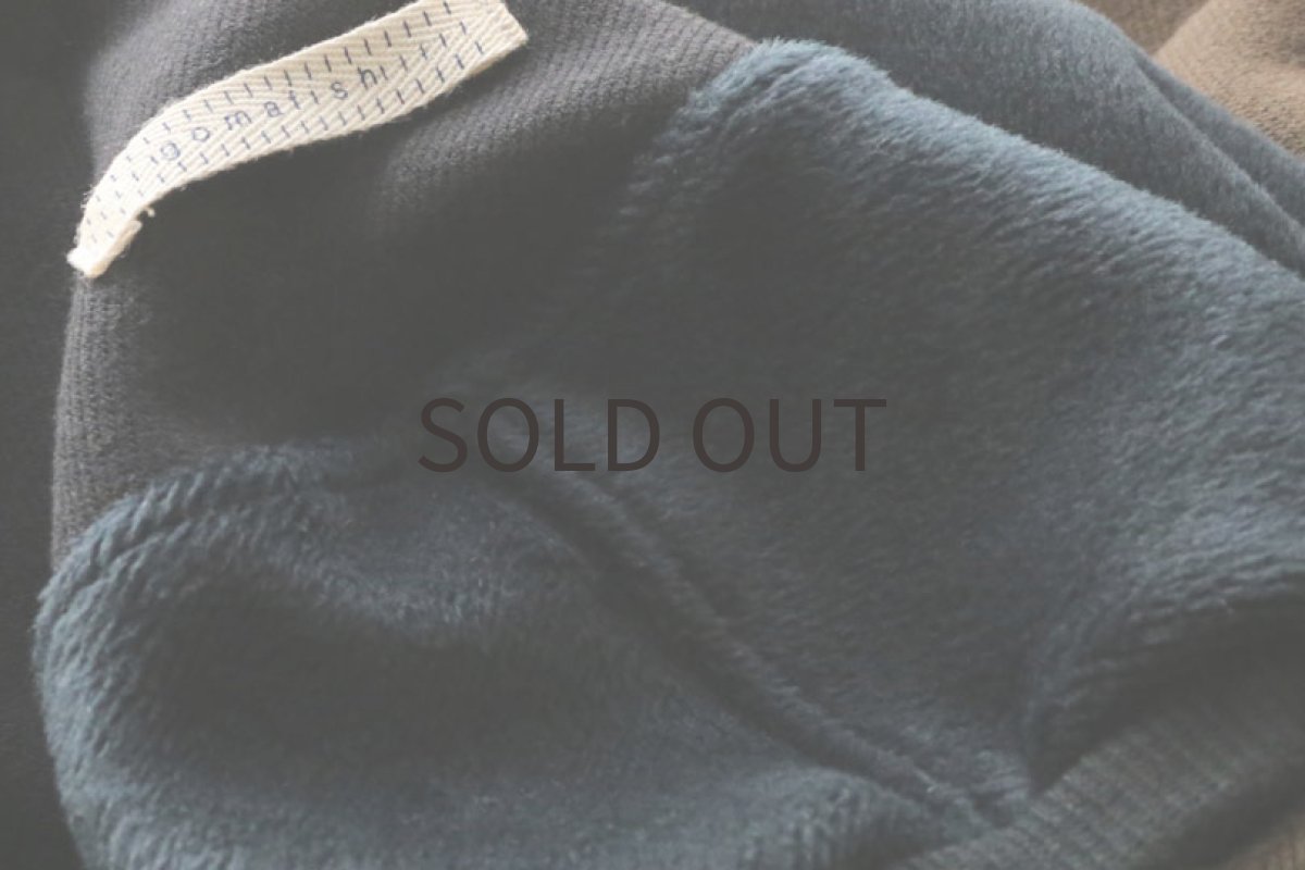 画像6: 裏起毛ツイルニット（ブラック）〜MLサイズまで (6)