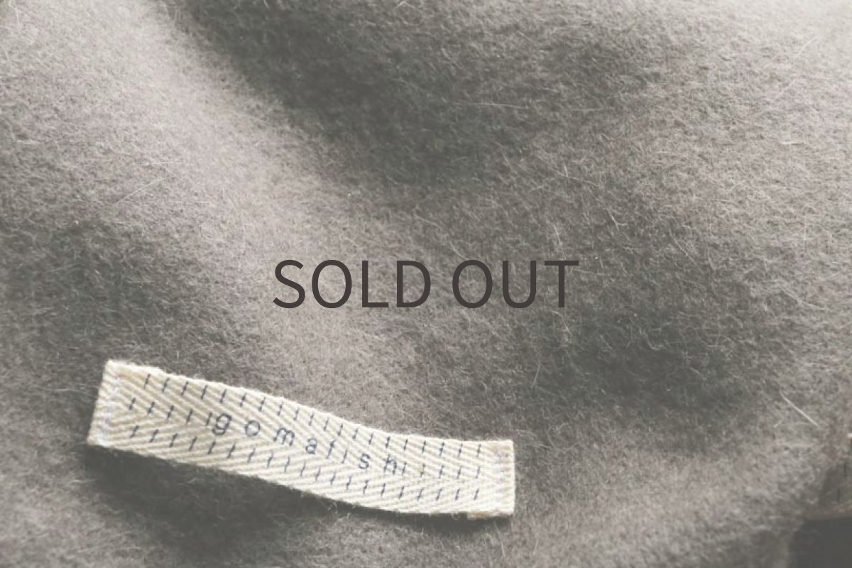 画像7: シャツ：ウールミルドニット（チャコール） (7)