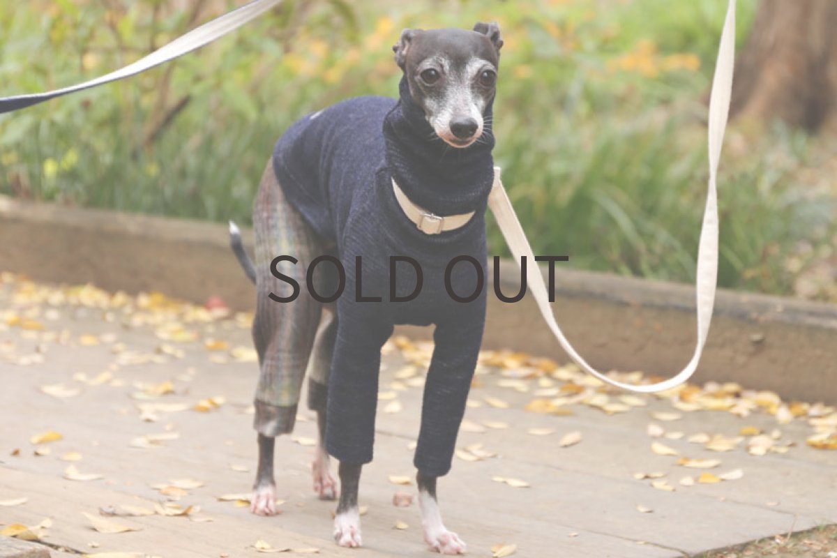 画像5: ダブルフェイスニット（ネイビー） (5)