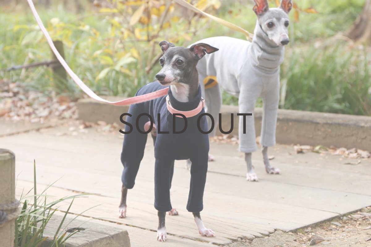 画像3: 裏起毛トレーナーロンパ（ネイビー）〜Mサイズまで (3)