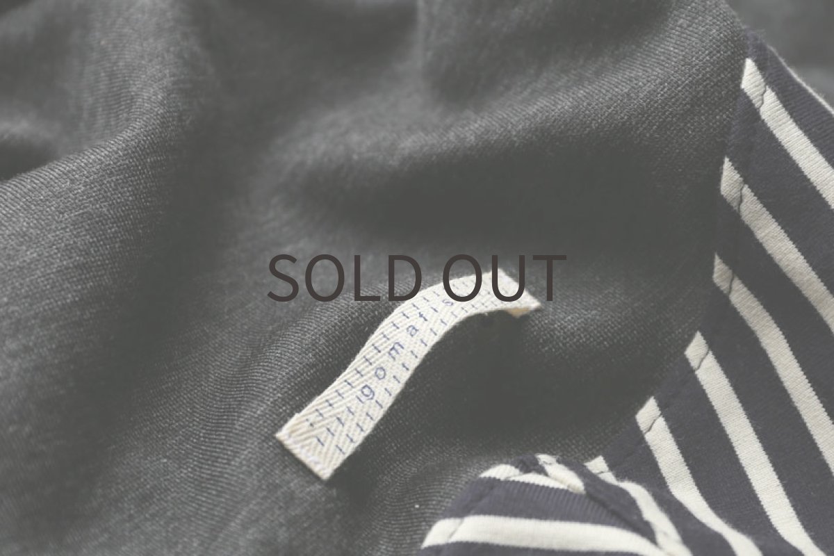 画像6: しましま袖のロンパ（ネイビー） (6)