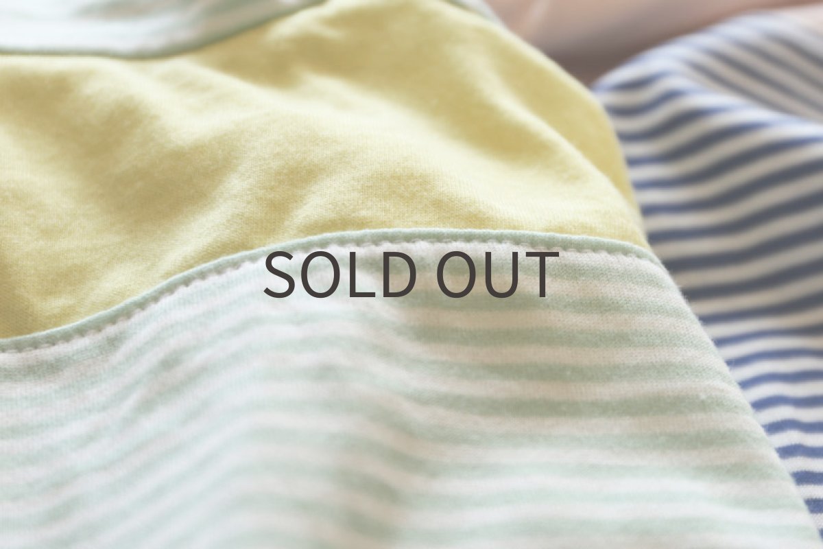 画像5: 切り替えボーダー（ミントグリーン）〜Mサイズまで (5)