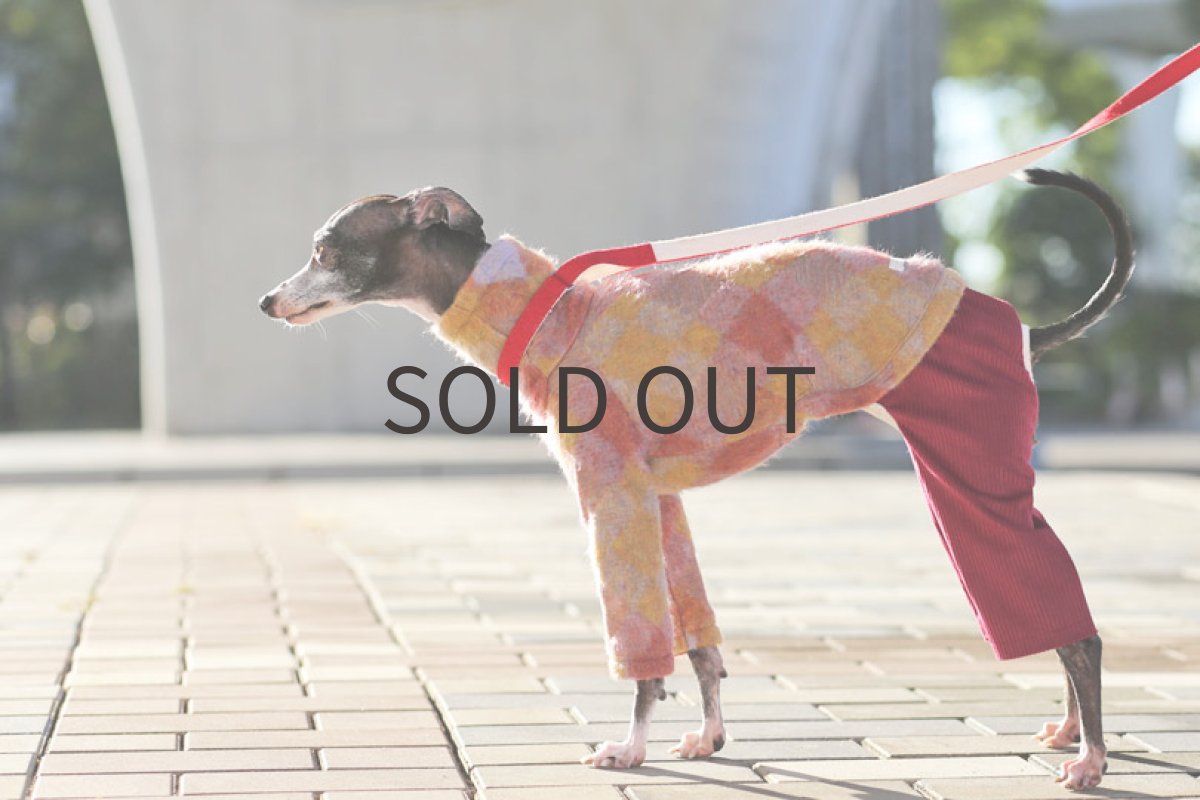 画像3: ウール混シャギーニット（ラズベリー） (3)