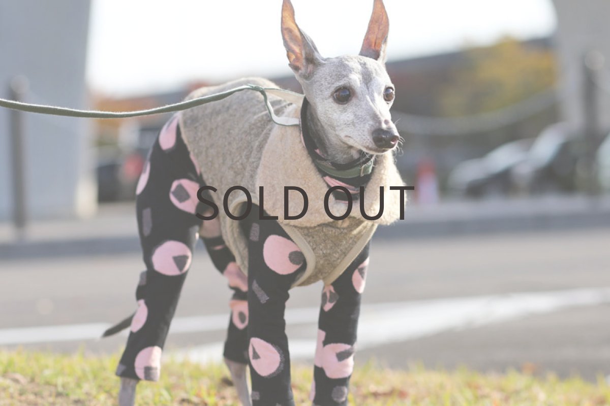 画像3: キルトステッチのツイードベスト(ベージュ)〜Lサイズまで  (3)