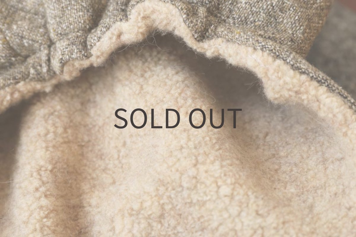 画像7: キルトステッチのツイードベスト(ベージュ)〜Lサイズまで  (7)