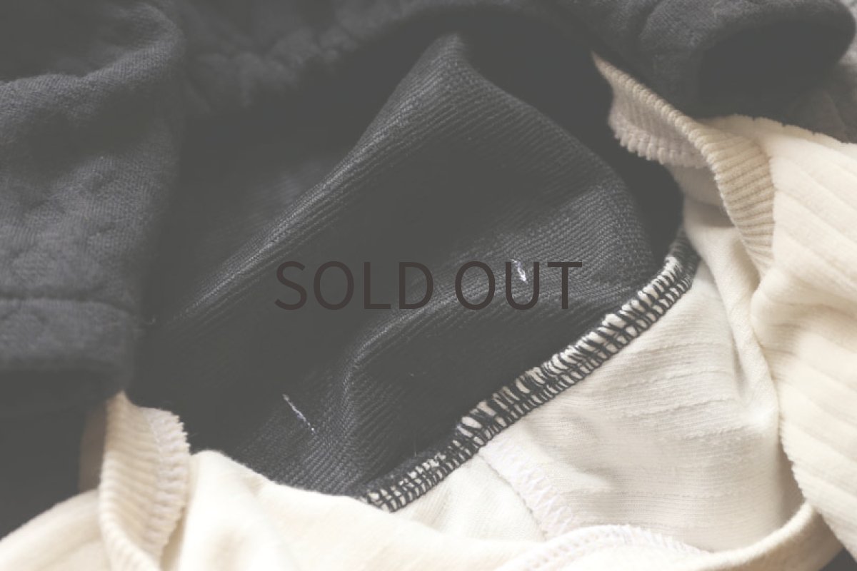 画像6: コーデュロイパンツのロンパ（ブラック） (6)