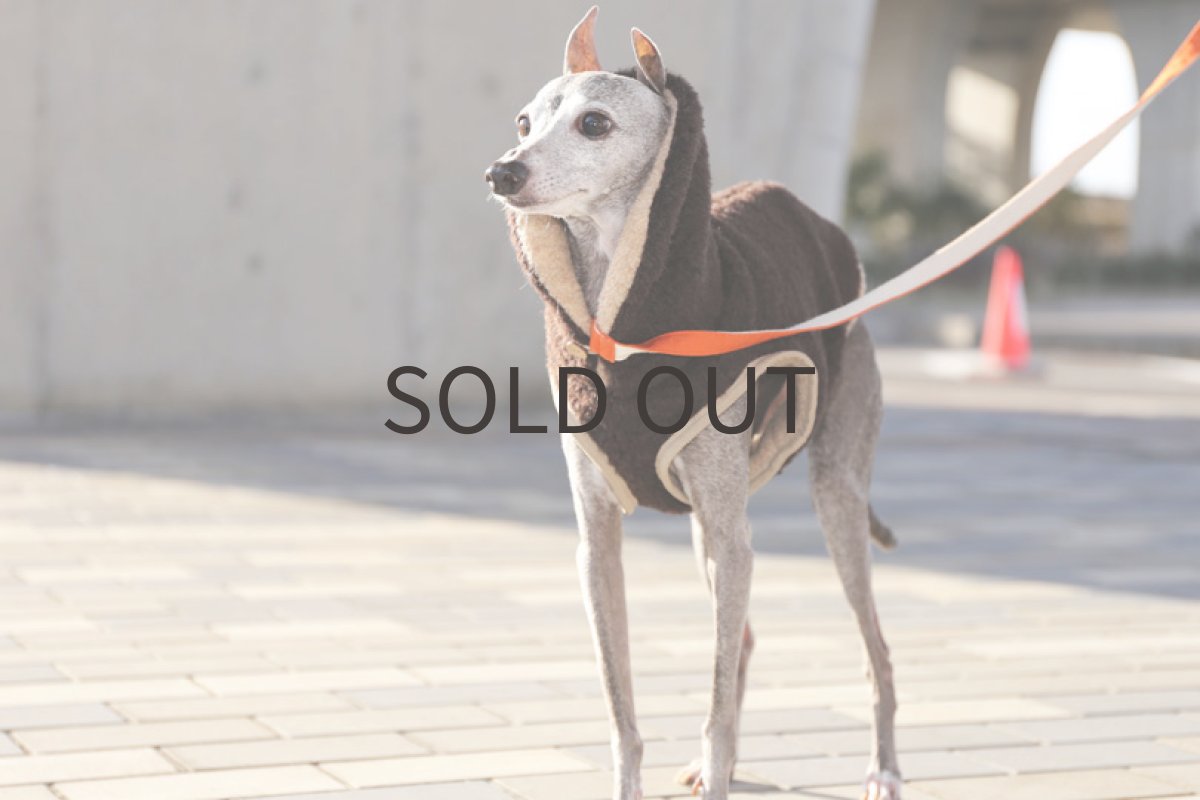 画像4: アルパカシャギーカットのベスト（ダークチョコ）〜MLサイズまで (4)