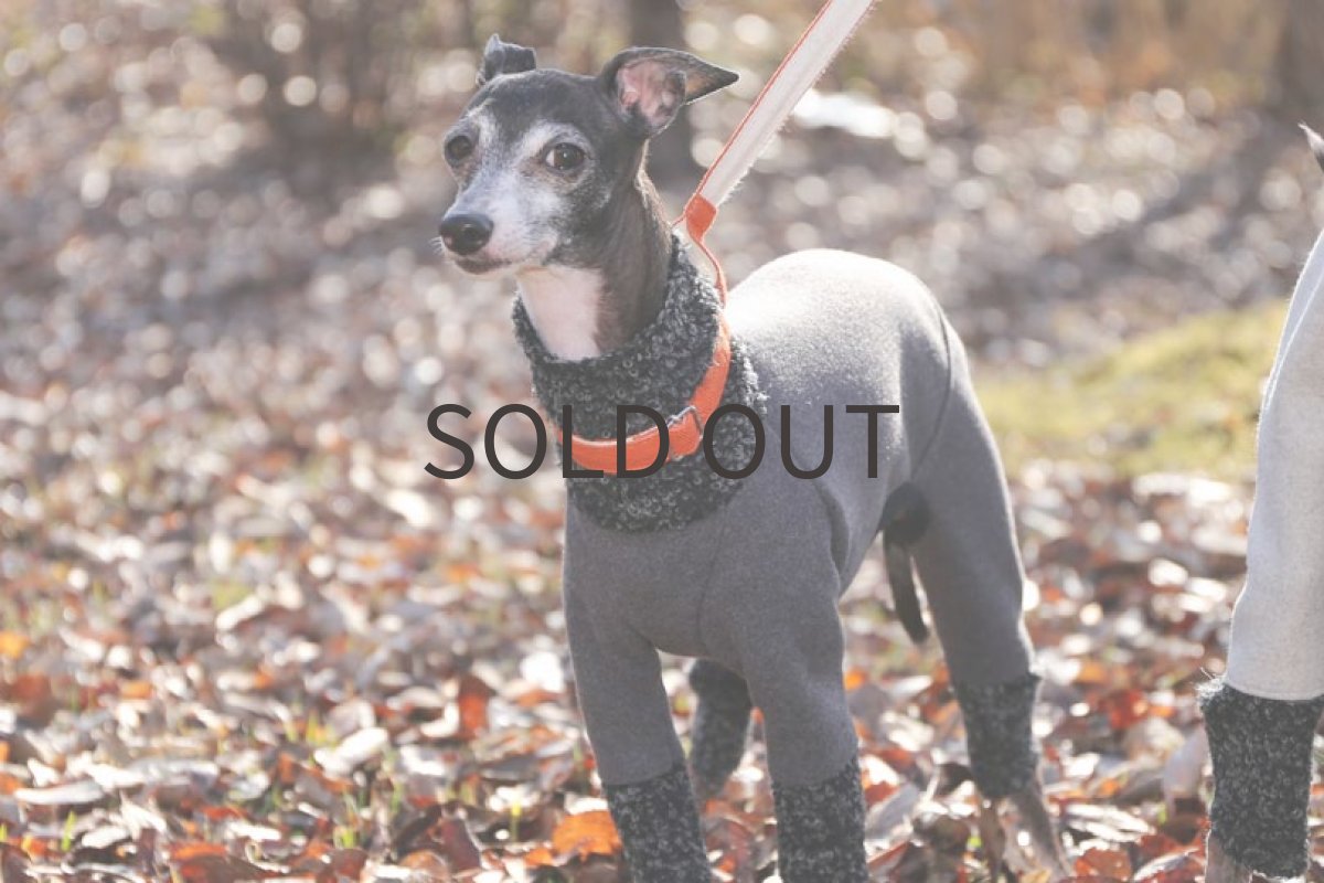 画像5: ループツイード切り替え（チャコール） (5)