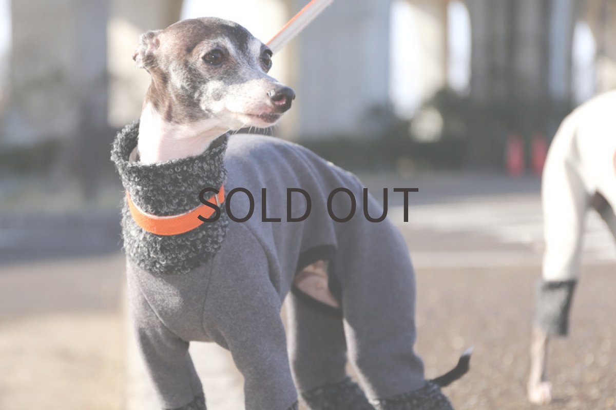 画像2: ループツイード切り替え（チャコール） (2)