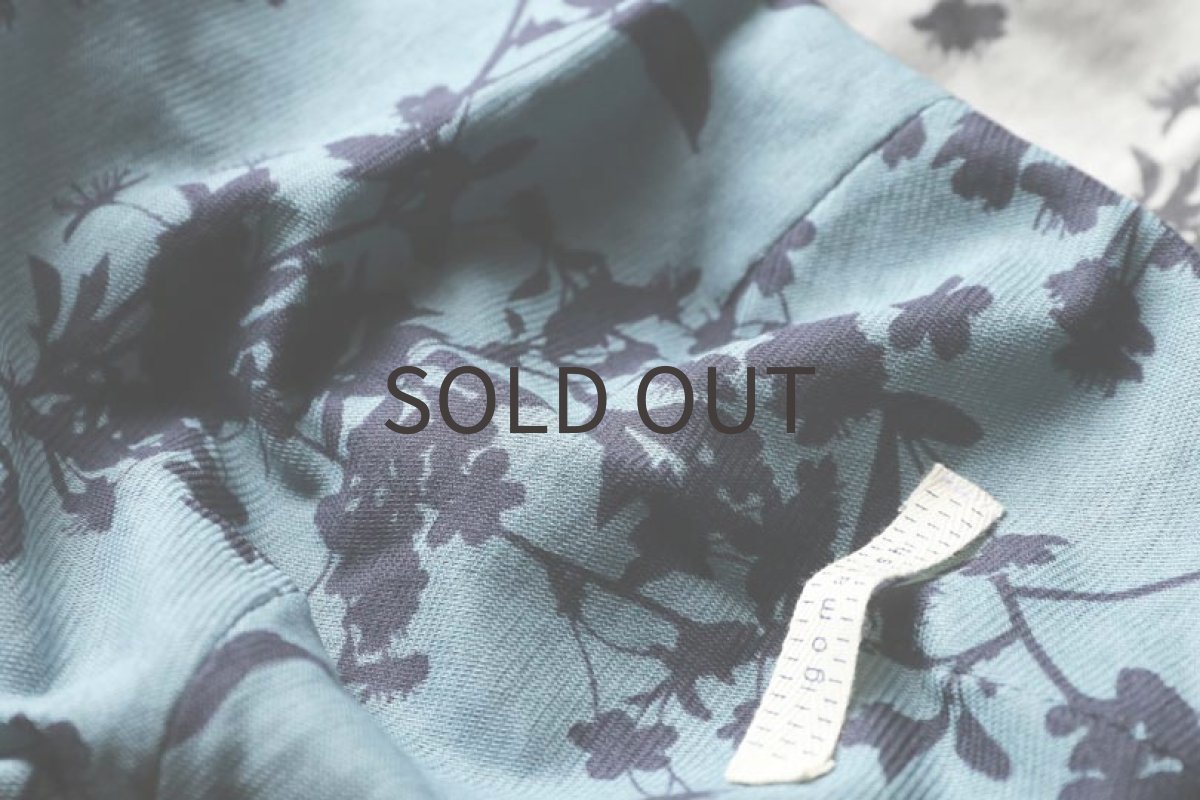 画像6: プランツプリント（ブルーグレー） (6)