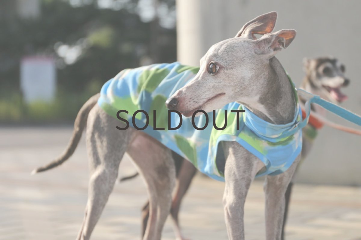 画像2: にじみブロック（スカイブルー）〜ノースリーブのみ (2)