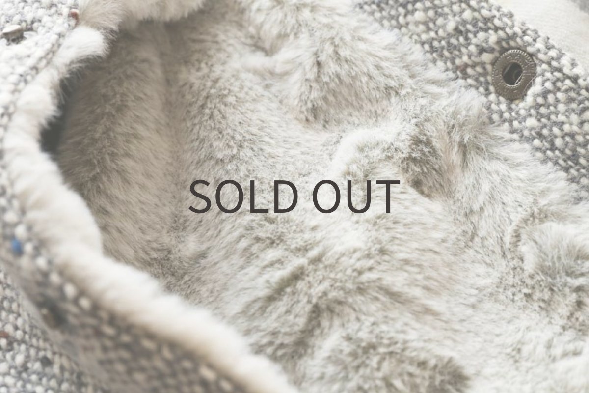 画像8: 【背開き】ツイードベスト(ライトグレー) (8)