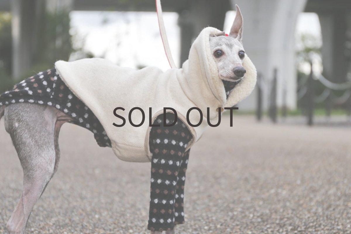 画像4: 【丈短ベスト】ホワイトツイード 〜MLサイズまで (4)