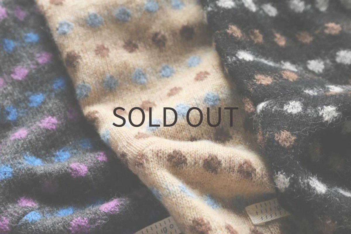 画像6: 【SALE!!】尾州産ウール混ニット（ブラック）MSサイズ（未着用） (6)