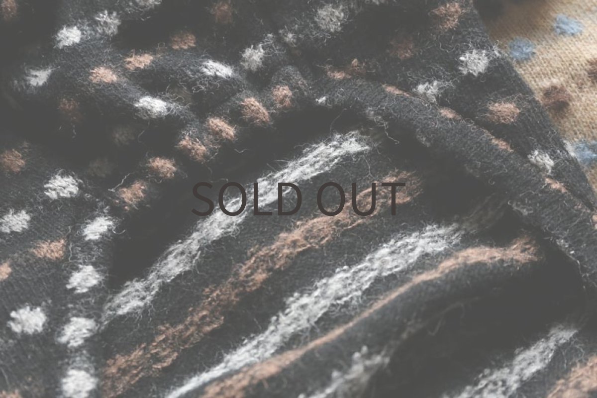 画像8: 【SALE!!】尾州産ウール混ニット（ブラック）MSサイズ（未着用） (8)