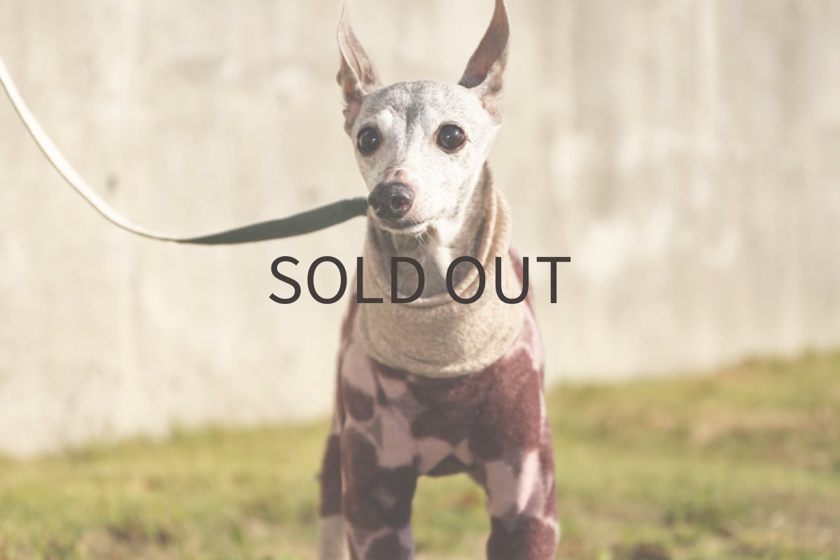 画像4: 起毛パイルの切り替えロンパ（ワイン）〜Lサイズまで (4)