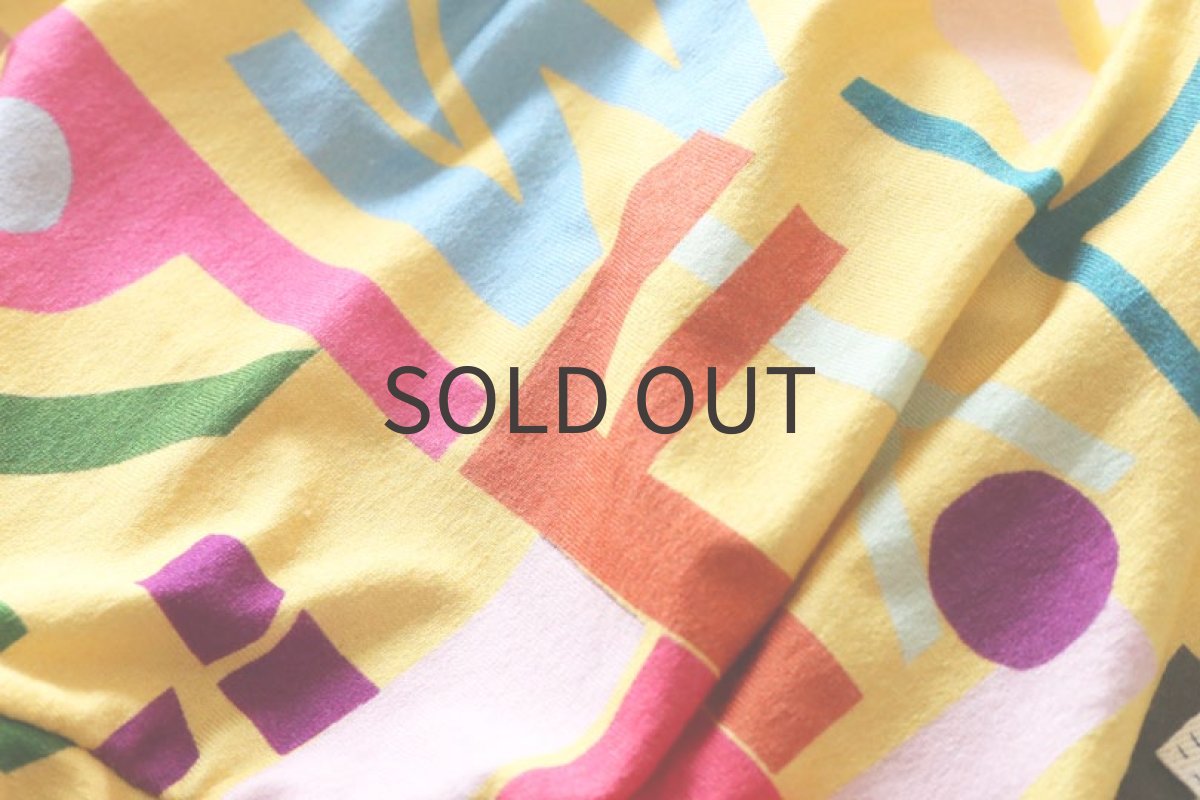 画像6: フランス製レトロポップ（イエロー）〜ショート丈、ノースリーブまで (6)