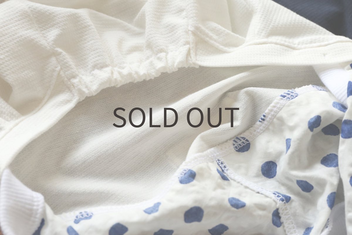 画像8: 綿麻ニット＋水玉パンツ（ホワイト）〜Lサイズ、クロップド丈まで (8)