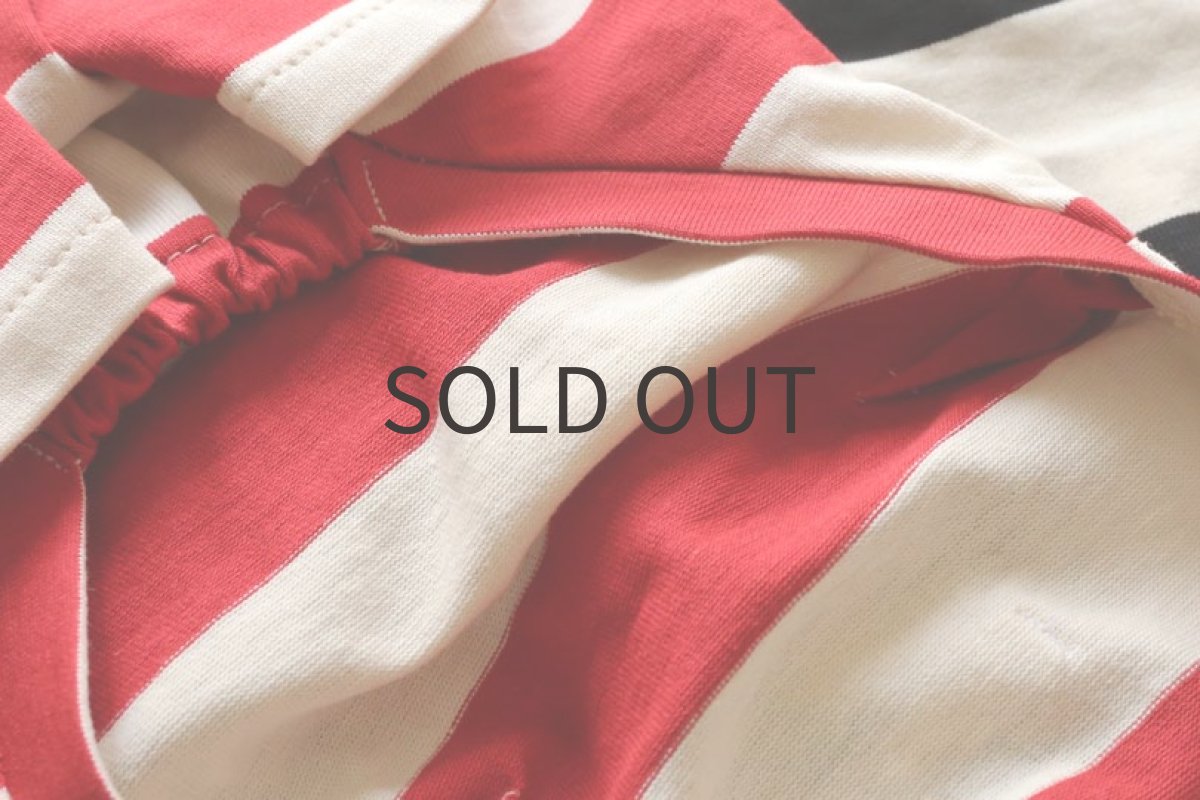 画像7: 【SALE!!】コットン太ボーダー（レッド）Mサイズ（未着用） (7)