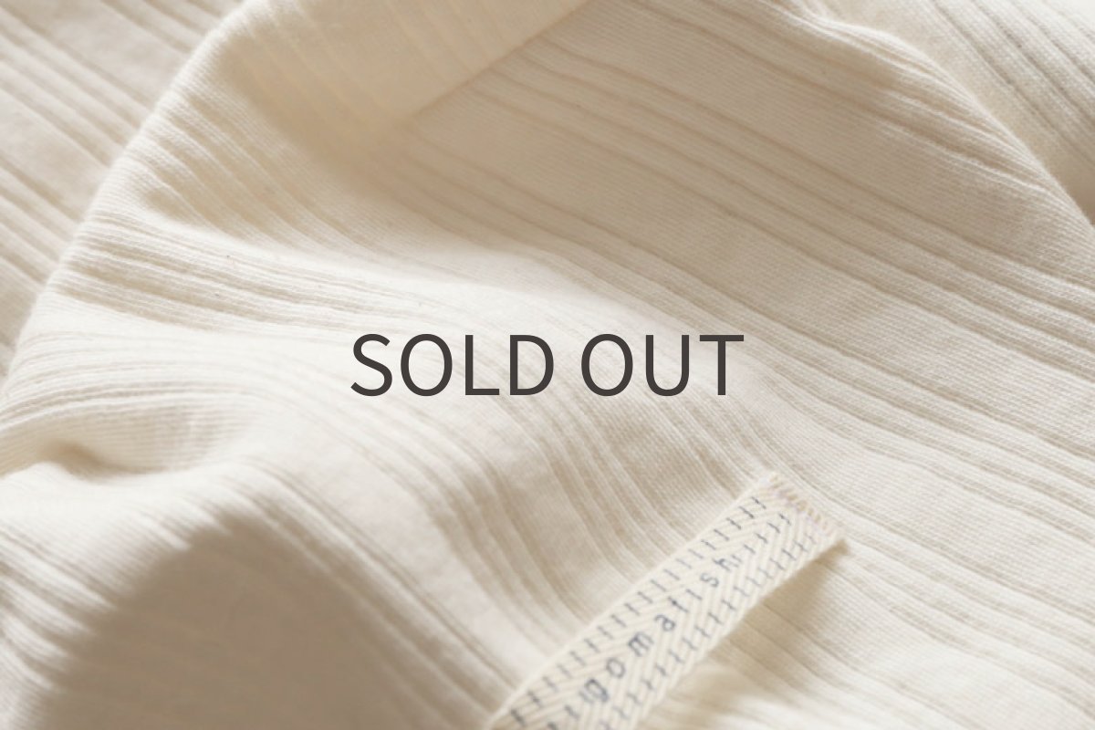 画像4: 【SALE!!】テレコフェイス袖切り替え ー Sサイズ (4)