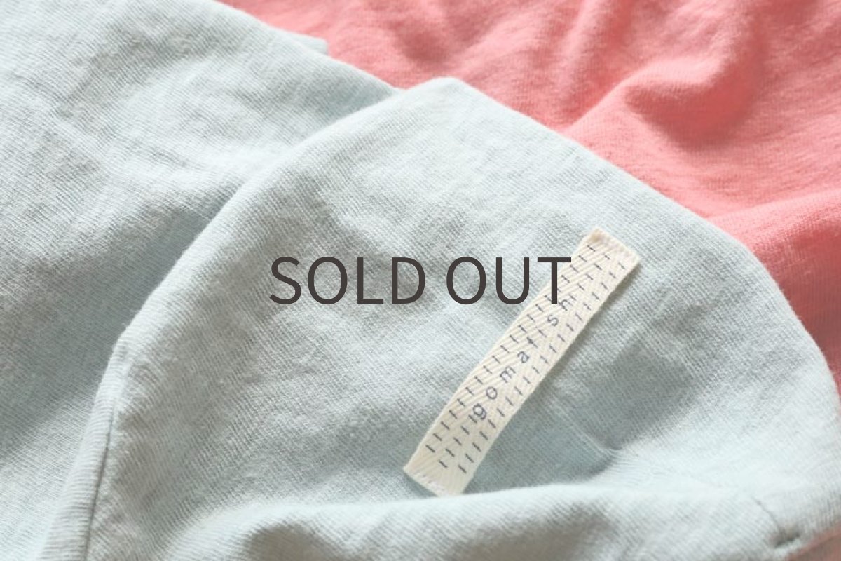 画像6: ネップ混コットンニット（スモークブルー）〜Lサイズまで (6)