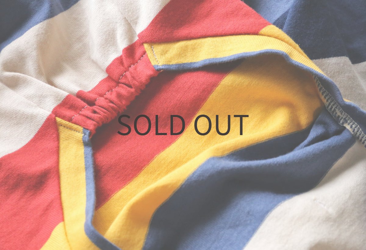 画像6: カラフル太ボーダー（レッド）〜LLサイズまで (6)