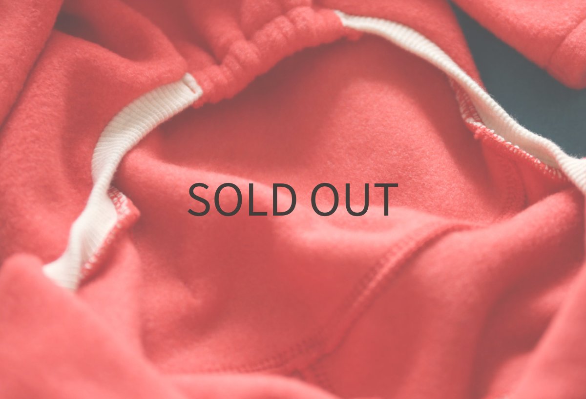 画像7: ecoフリースニット（ポピーレッド）〜MLまで (7)