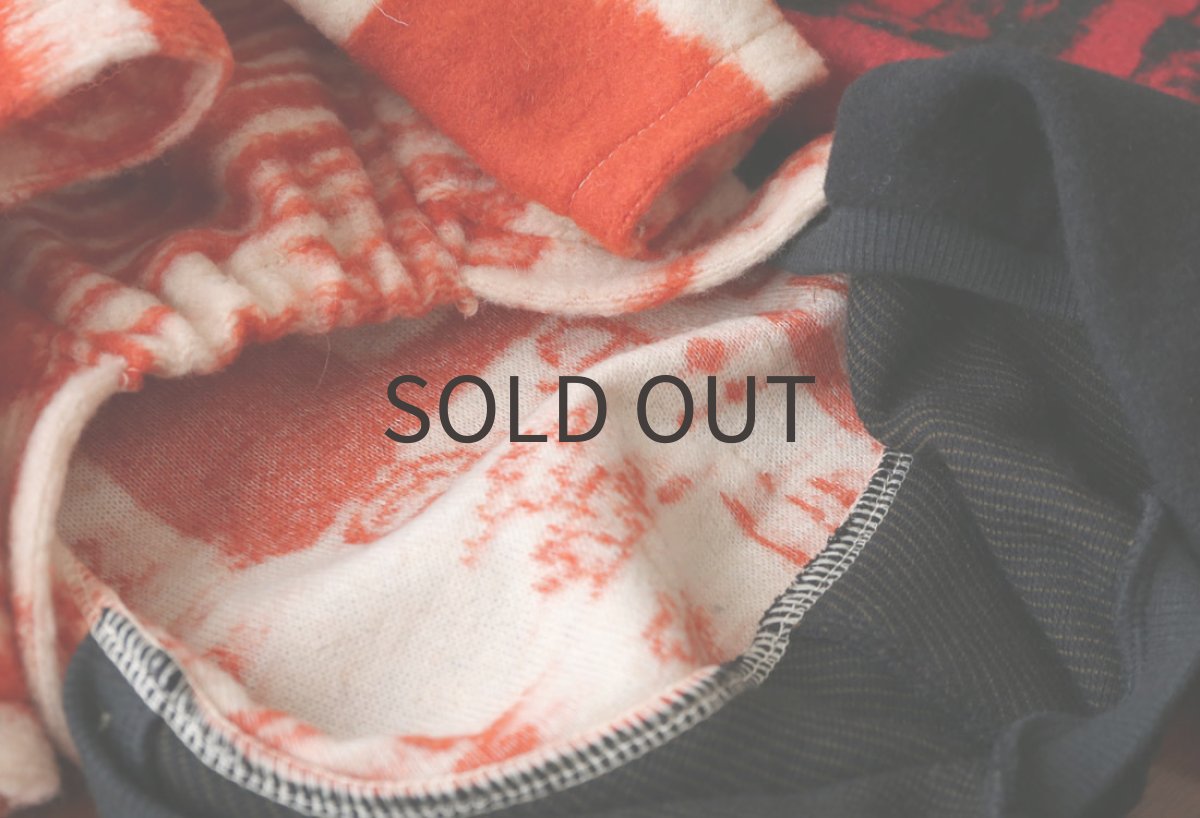 画像7: アートポスター柄ウールジャガード(アイボリー)〜LLサイズまで (7)