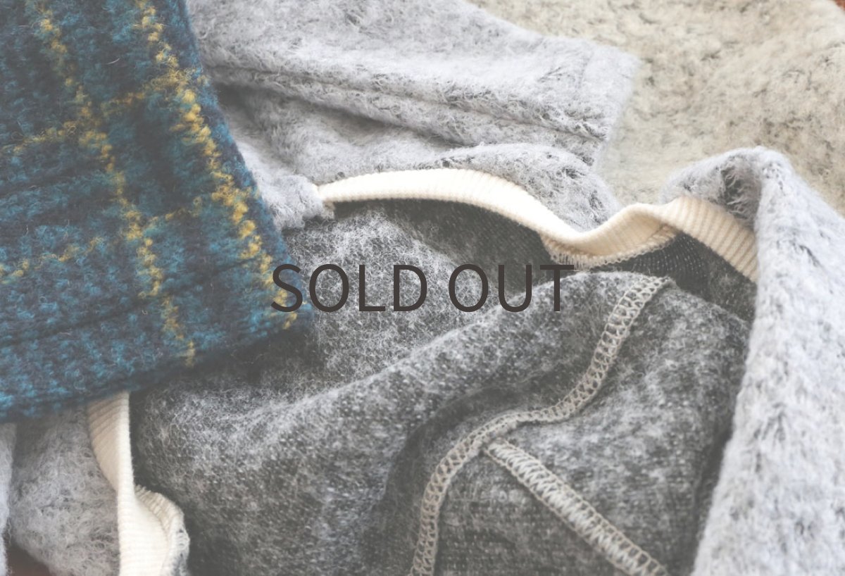 画像7: ウールループ＆スライバーチェック（ライトグレー）〜MSサイズまで (7)