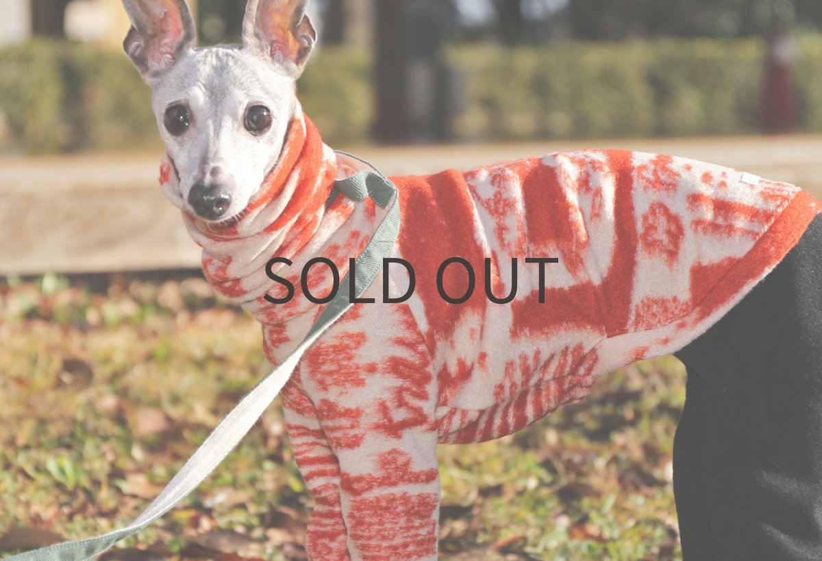 画像5: アートポスター柄ウールジャガード(アイボリー)〜LLサイズまで (5)