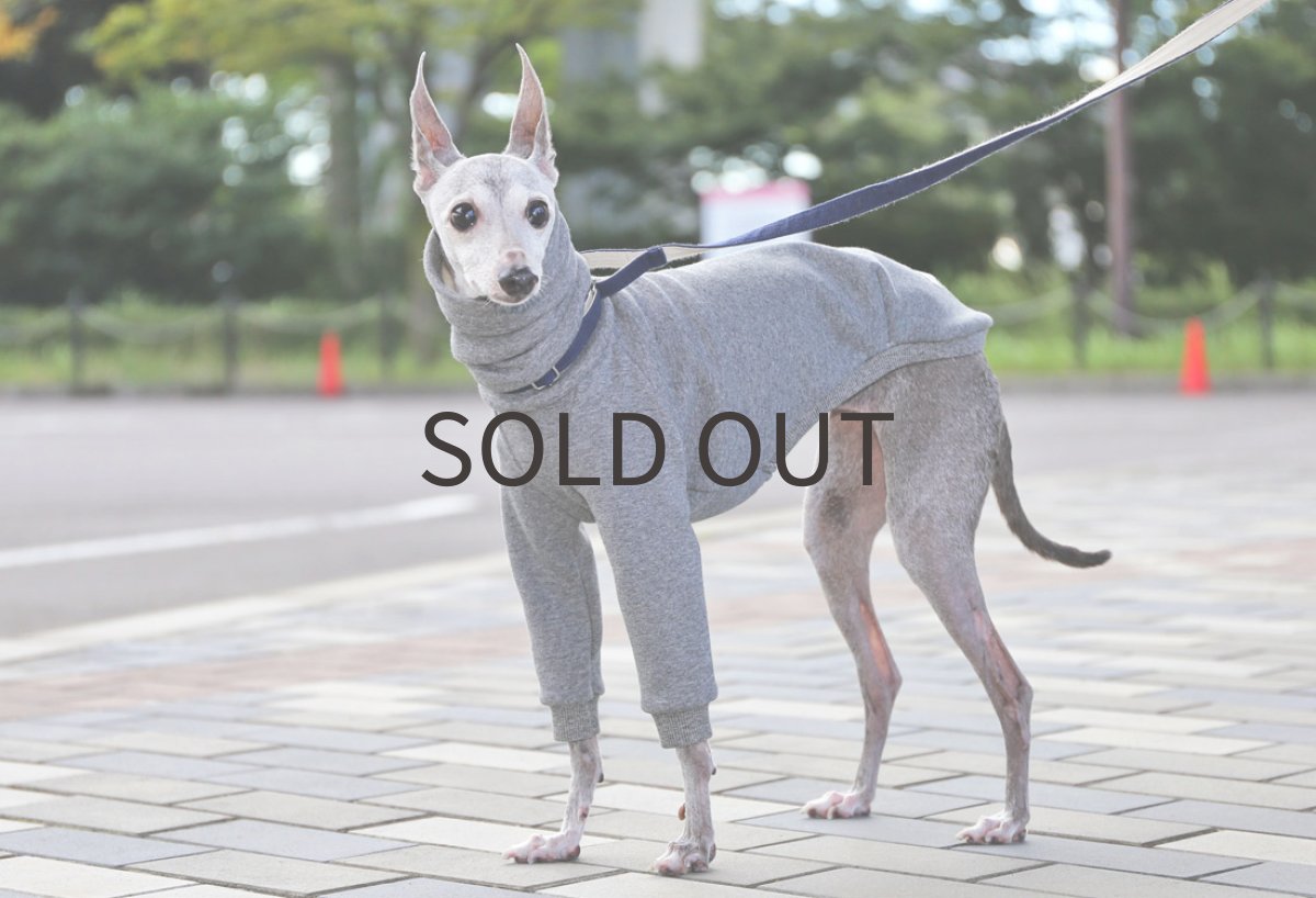 画像2: まるで着る毛布 - ボンバーヒート（グーズグレイ）〜Mサイズ、ショート丈まで (2)