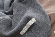 画像6: まるで着る毛布 - ボンバーヒート（グーズグレイ）〜Mサイズ、ショート丈まで (6)