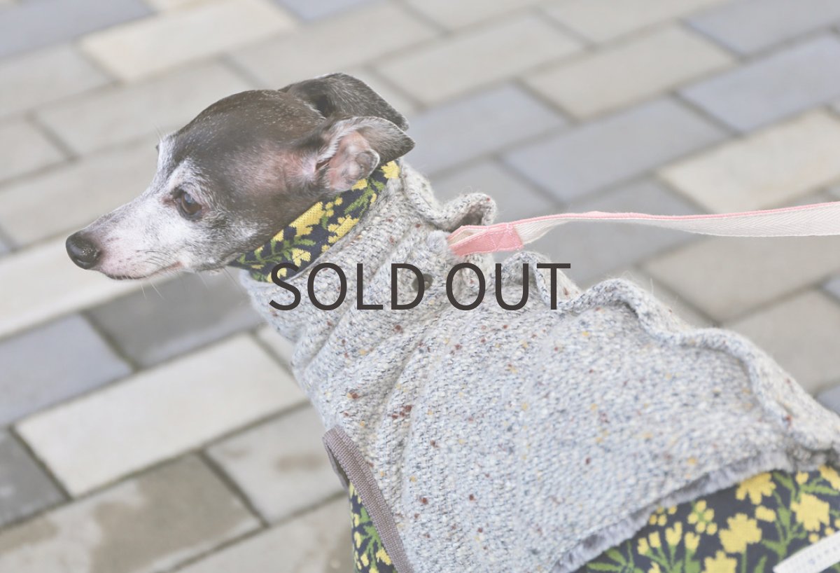 画像12: 【背開き】【リバーシブル】BISHUカラーネップツイード(パウダーブルー) (12)