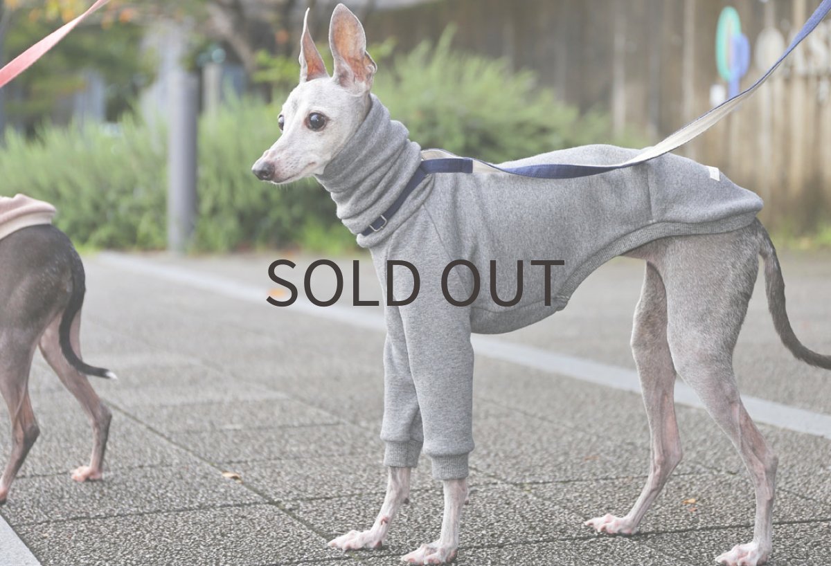 画像4: まるで着る毛布 - ボンバーヒート（グーズグレイ）〜Mサイズ、ショート丈まで (4)