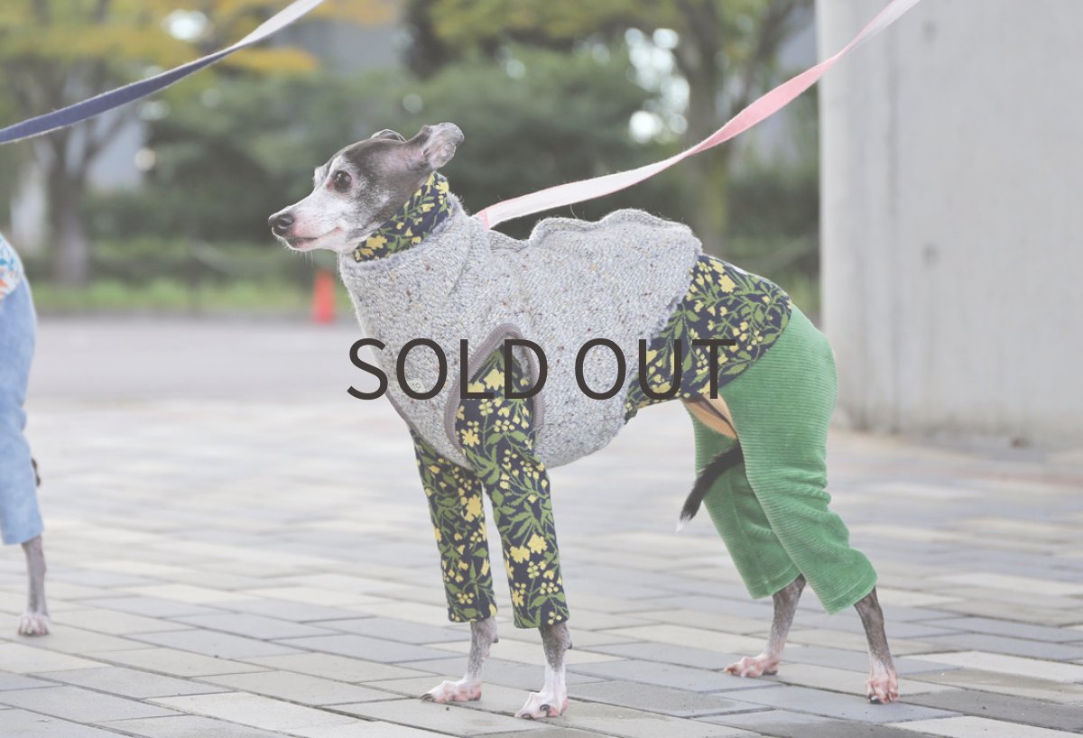 画像10: 【背開き】【リバーシブル】BISHUカラーネップツイード(パウダーブルー) (10)