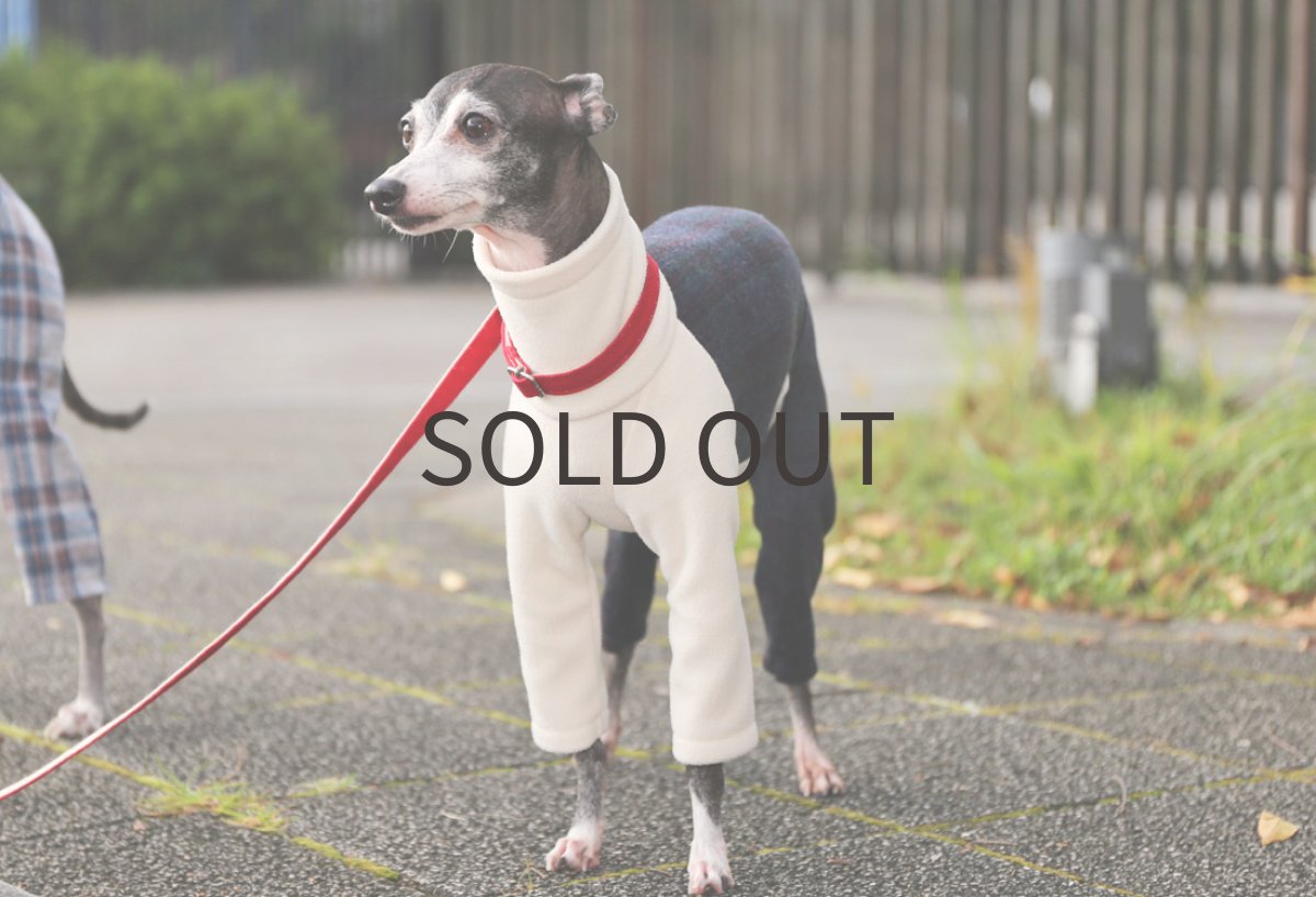 画像5: チェック柄シャギーニット（ネイビーブラック） (5)