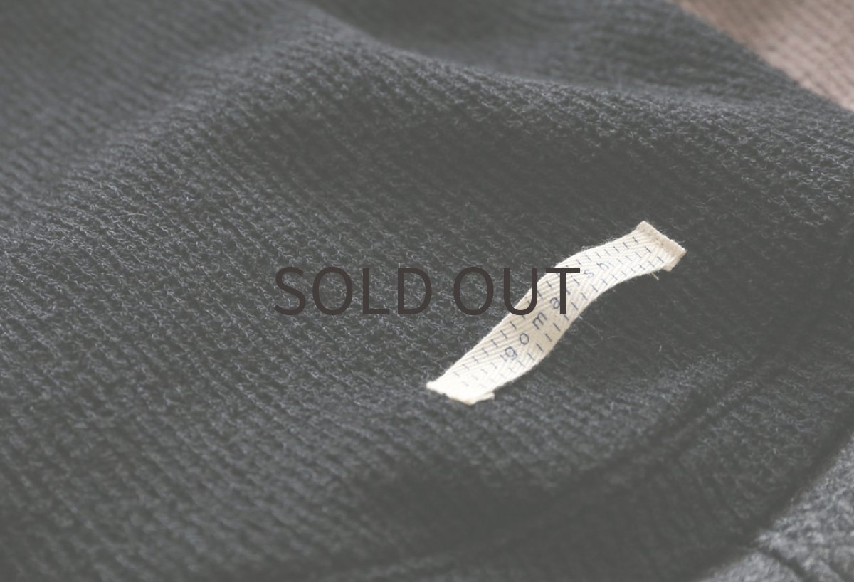 画像6: メリノウールのダブルフェイス（ブラック）〜ノースリーブ、ショート丈まで (6)