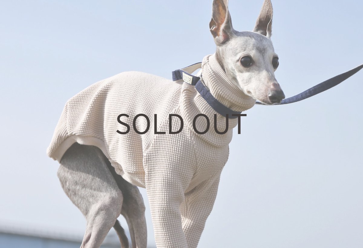 画像5: コットンワッフル（ミルキーベージュ）〜Lサイズ、ノースリーブ、ショート丈まで (5)