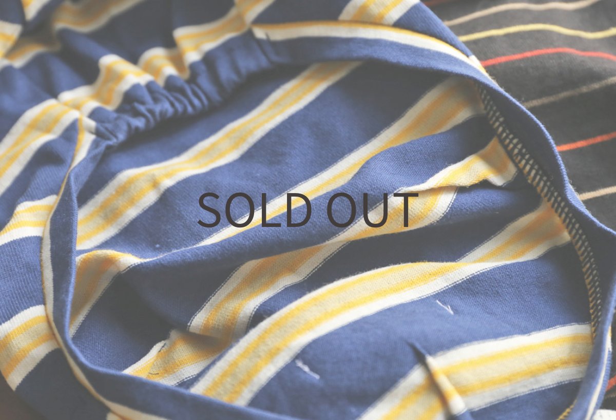 画像7: コットンパターンボーダー（ネイビー） (7)