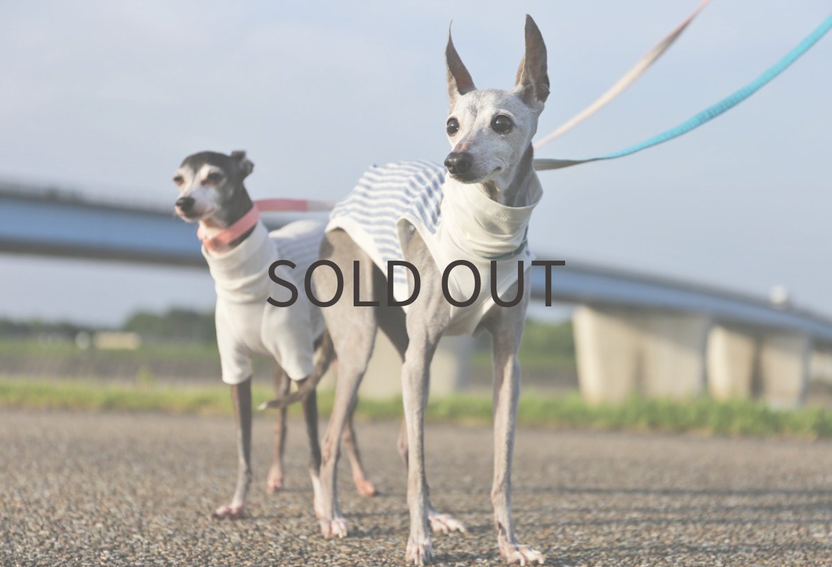 画像2: ストライプ*リネン(ブルー) (2)