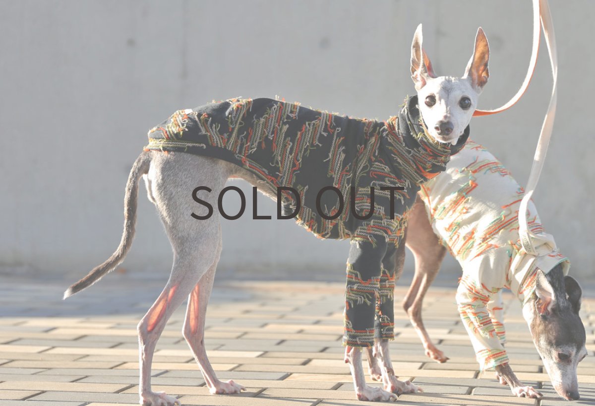 画像2: 【尾州】飾りジャガードニット（ブラック）〜Mサイズまで (2)