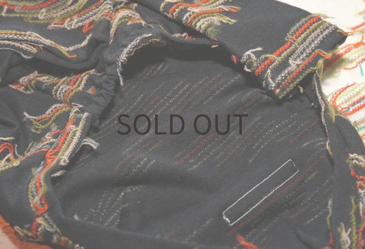 画像8: 【尾州】飾りジャガードニット（ブラック）〜Mサイズまで (8)